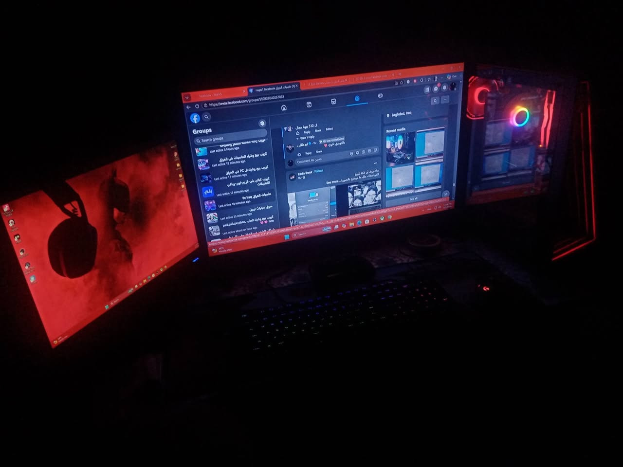 سلام عليكم تجميعة كاملة للبيع كامل فقط
المعالج R5 5500
الكرت RX 5700 XT 8GB
الرام T Forse 16GB 3200
التخزين M.2 512GB Lexer
التخزين الثاني HDD 500GB
شاشة حجم 32 الهرتز 60
شاشة أصغر 75 هرتز
ماوس + سماعة شركة لوجتك
كيبورد شركة OPTIMAX
جميع كراتين القطع موجوده موضحه بالصور
للأستفسار عن السعر خاص
*********** واتساب
المكان بغداد الشعب
