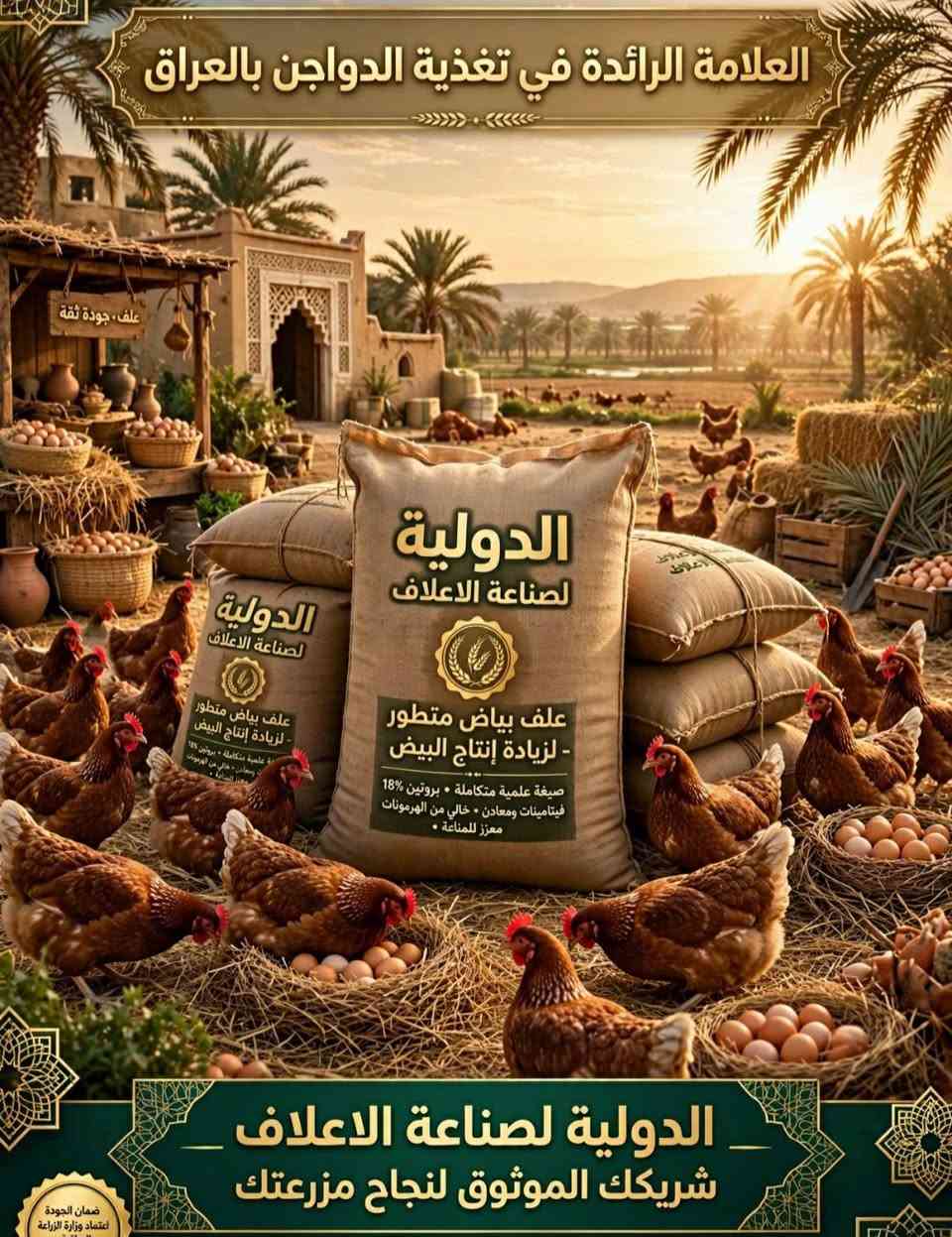 الدولية • علف البياض • عبوة ٥٠ كجم