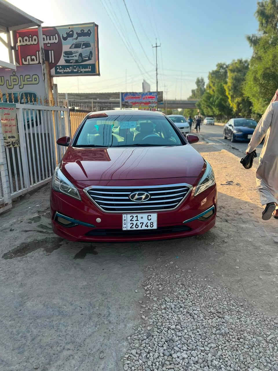 السلام عليكم سوناتا ٢٠١٥ رقم وهزه وفحص كله جديد سنويه ل ٢٠٣١ صافيه من كلشي تحويل وكاله اني حاضر بيها باب والجاملغ والجاملغ الخلفيات وخشم الجاملغ الامامي بي شويه صبغ  بدون ارباك موصفات نص فول كشن كهرباء سياره جديده محرك مامفتوح تبريد ثلج حداديه جديده السياره نضيفه كلش تجي وتشوف بعينك سعرها ١٠٧ مكاني كربلاء طويريج ‭***********‬

