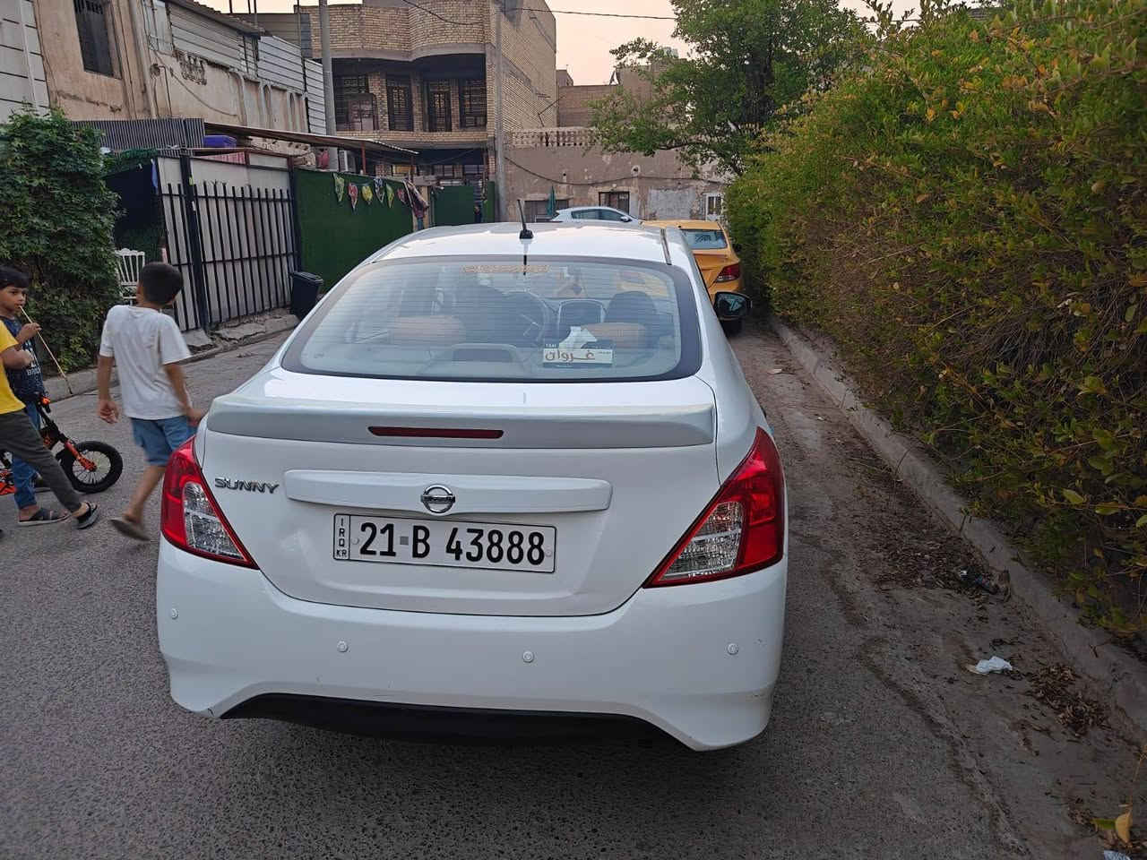 نيسان سني مصري 
ماشيه ١٣٣ 
السعر ١١٠ بيهه مجال قليل 
باقي التفاصيل الاتصال او واتساب
***********
مكلف بالنشر ماجاوب خاص
