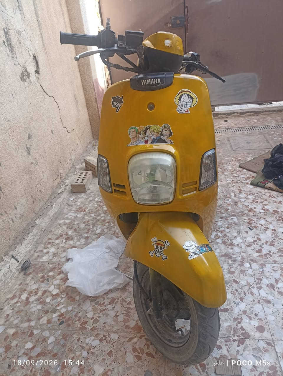للبيع المكان نجف سعر و تفاصيل الدراجة خاص على الواتساب ***********

نص مكتوب في الصور:
- 18/09/2026 15:44 علي | POCO M5s
- 18/09/2026 15:44
- علش | POCO M5s
- 18/09/2026 15:44 علش | POCO M5s