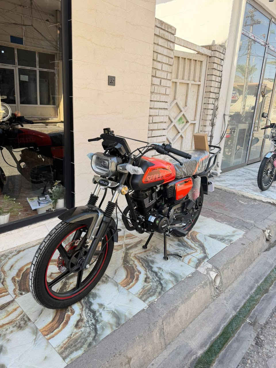 معرض القريشي ديالى بعقوبة قرية خرنابات المصداقيه عنواننا ✌️‭***********
توفر كافة أنواع الدراجات النارية ✌️
مرقم وسكنر نظام نقد قسط على ماستر رافدين ❤️
