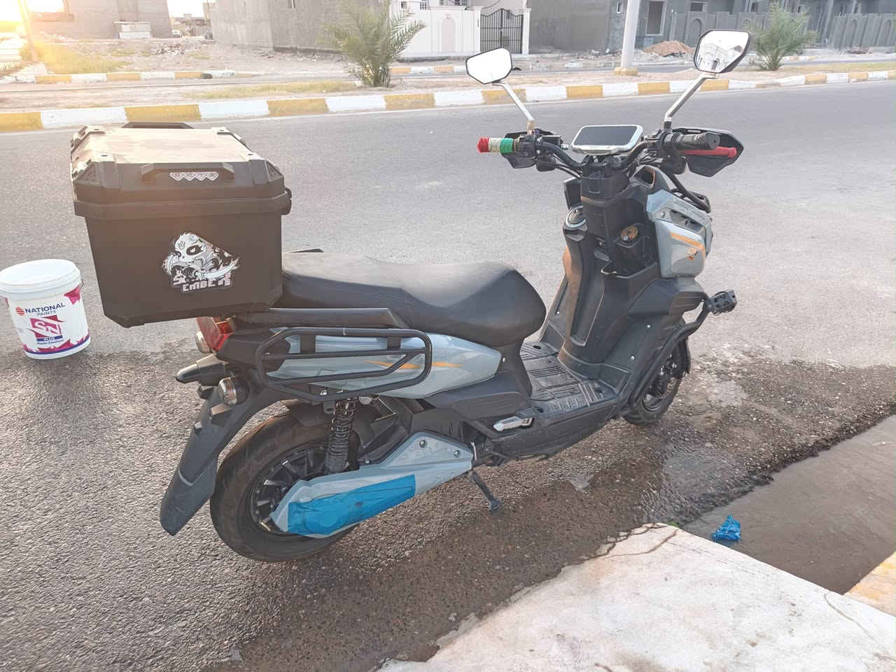 بدراجه اباجي للبيع نضيفه كشرهه جديد بطاريات عل فحص سعرهه 850 وبيهه مجال شراي يتصل ***********
مكانهه عامريه
