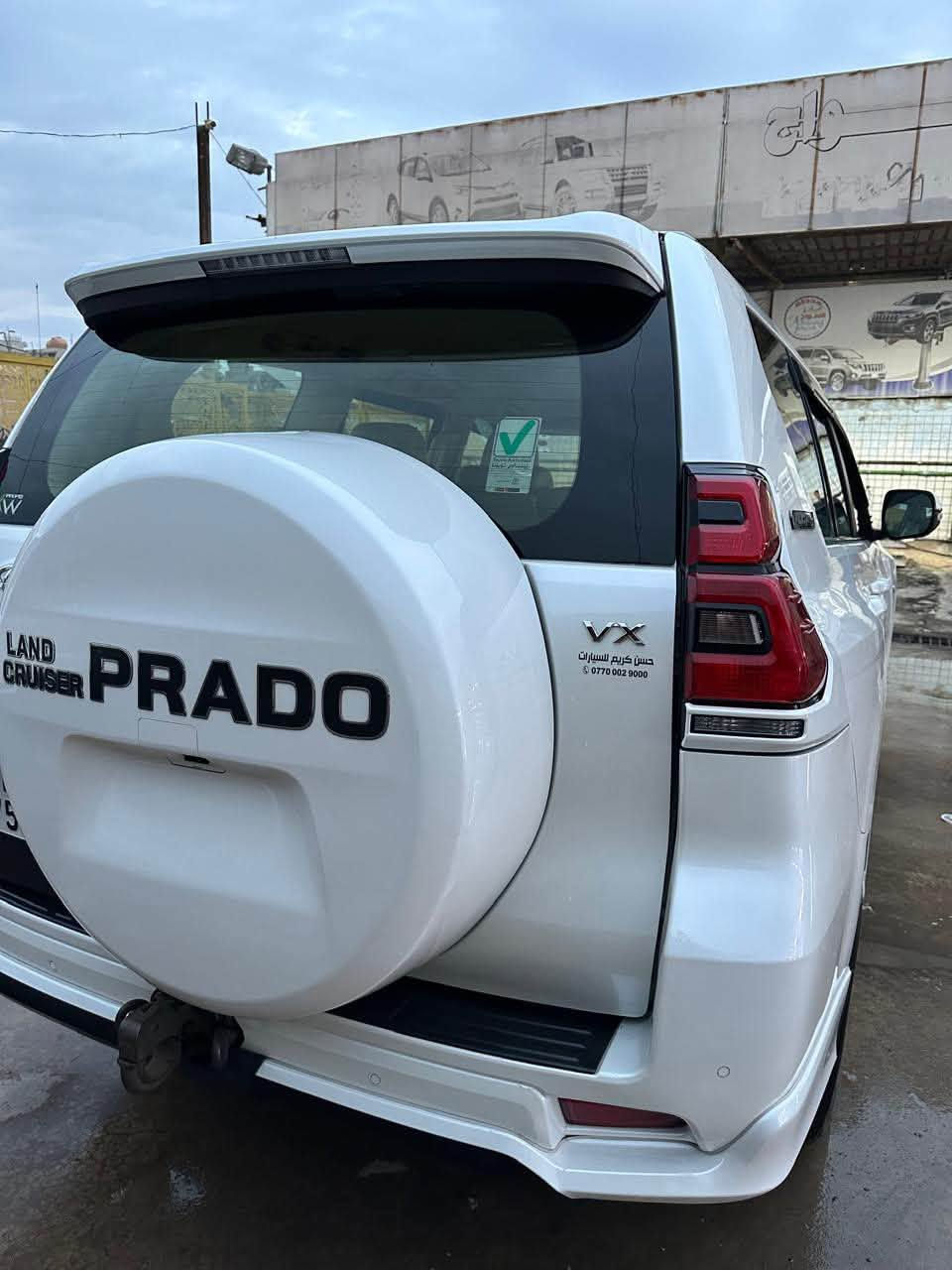 سلام عليكم
برادو موديل ٢٢ 

VX باب ثاني 
ماشيه ٦٤

رقم أربيل 

‭***********‬
