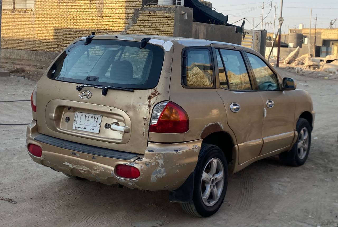 لسلام عليكم جيب  سنتافيه 2002 مكينه كير زينات وحدايه  وتواير كهربايات شغالات كلهن بدي شوف تحويل بسم راعيه تحويل رقمه بغداد سنويه نافضه ب2022 سعره 40وبيه مجال مكان ناصريه مركز ***********
