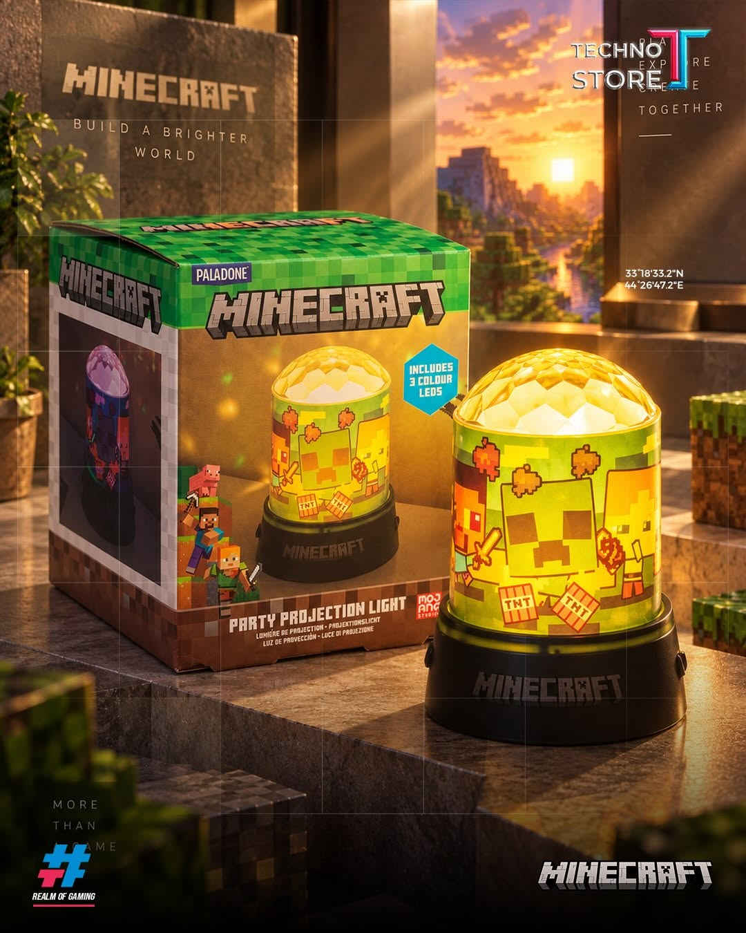 مجموعة إكسسوارات بطابع Minecraft 🎮⛏️
حوّلنا أجواء الألعاب إلى عالم حقيقي مليء بالتفاصيل!

من إكسسوارات الكمبيوتر المميزة، إلى المجسمات والديكورات المستوحاة من عالم Minecraft، كل قطعة تضيف لمسة مختلفة ومميزة لركن الألعاب.

🟩 إكسسوارات كمبيوتر بتصاميم Minecraft
⛏️ مجسمات وشخصيات مستوحاة من اللعبة
🧱 ديكورات وتفاصيل تعيشك أجواء عالم Minecraft
🎮 كل التفاصيل اللي اشتغلنا عليها لتجربة Gaming متكاملة

Build your own world. Play your way. 🌿

✅‌‎الموزع المعتمد لشركه فونكو بالعراق
✅‌‎موزع معتمد لبطاقات يوغي بالعراق 

‌‎1️⃣الفرع الاول 
بغداد - الكاظمية - شارع اكد
***********

‌‎2️⃣الفرع الثاني 
بغداد - شارع الصناعة - قرب شركة النبع
***********

نص مكتوب في الصور:
- TECHNO STORE 33 18 33.2 N 44 26 47.2 E REALM OF GAMING
- TECHNO STORE
- 33 18 33.2"N
- 44 26'47.2"E
- REALM OF GAMING
- TECHNO STORE PLAY EXPLORE CREATE TOGETHER 33 18'33.2"N 44 26'47.2"E MORE THAN GAME # REALM OF GAMING
- TECHNO STORE 33 18 33.2 N 44 26 47.2 E
- TECHNO STORE 33 18 33.3N 44 26 47.2 E # REALM OF GAMING
- TECHNO STORE 33 18 33.2 N 44 26 47.2 E # REALM OF GAMING
- TECHNO STORE FOR GXPLERS WHO BUILD MORE 33 18'33.2"N 44 26'47.2"E