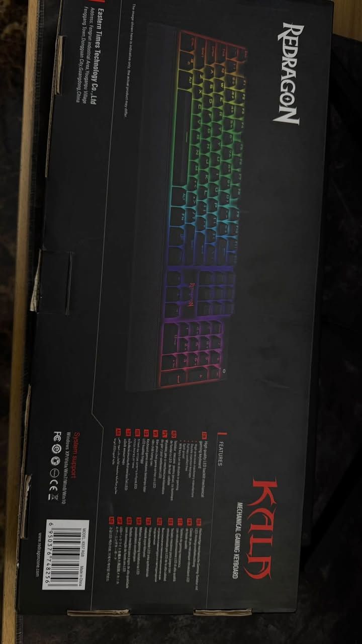 سلام عليكم
كيبورد Redragon K557 RGB ميكانيكي بحالة نظيفة ومناسب للألعاب والاستخدام اليومي

🔹 RGB إضاءة متعددة الألوان وتكدر تتحكم بيها من خلال software
🔹 Mechanical Keyboard
🔹 استجابة سريعة ومناسب للـ Gaming
🔹 تصميم Gaming كامل مع Numpad
🔹 الكيبورد شغال بصورة طبيعية
🔹 نوع السويتش ازرك
🔹 يأتي مع العلبة الأصلية
يرادله شوي تنظيف 

📦 الموديل: Redragon K557 RGB
السعر: ٣٥،٠٠٠ الف بيه مجال الي يريده
📍الموقع: الاعظميه واذا تريده توصيل مو مشكله
للتواصل واتس فقط: ***********
