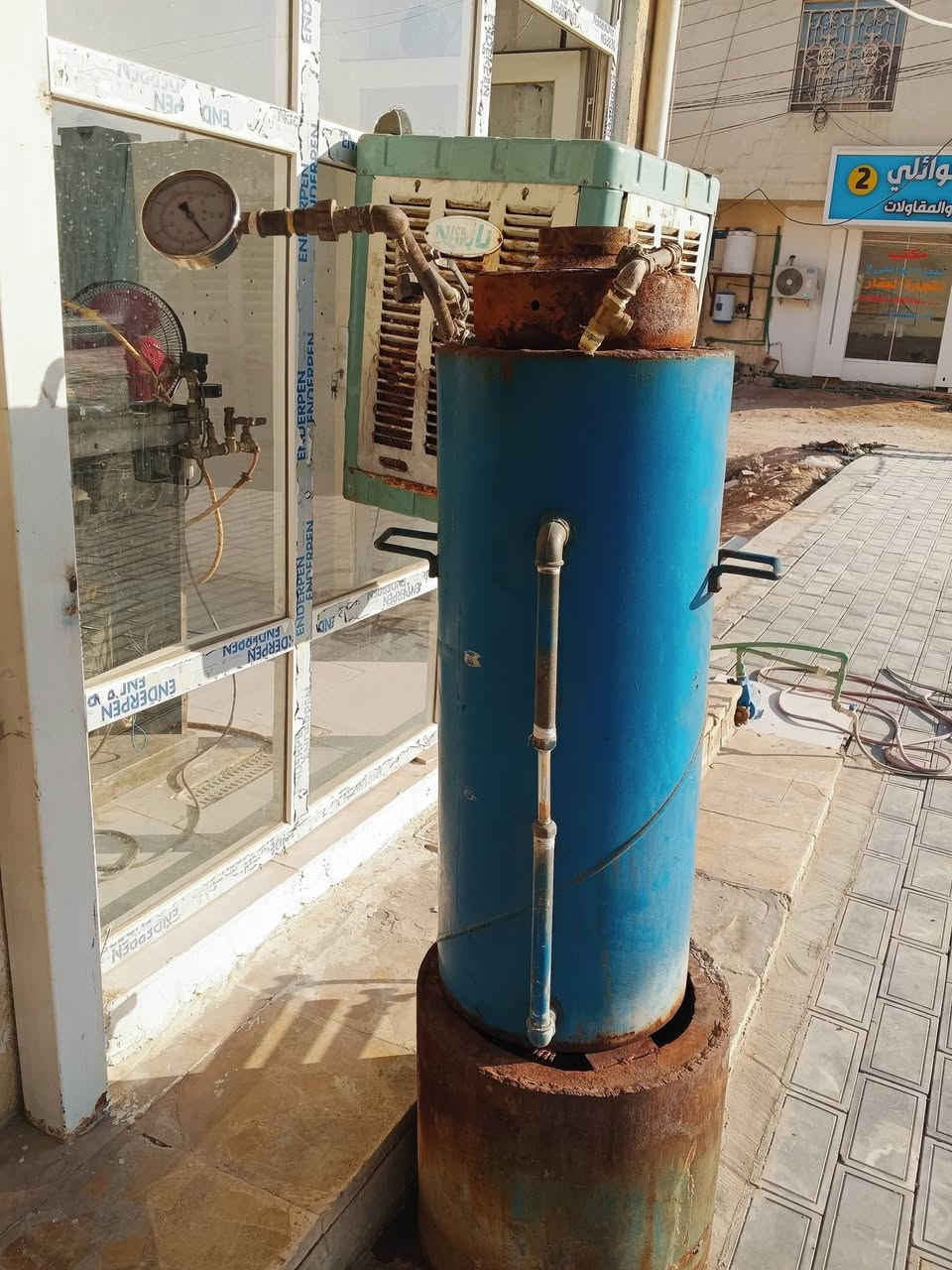 نورفا مع بويلر يشتغل غاز وكهرباء للبيع كامله شرط الفحص للاستفسار واتساب واتصال ***********
