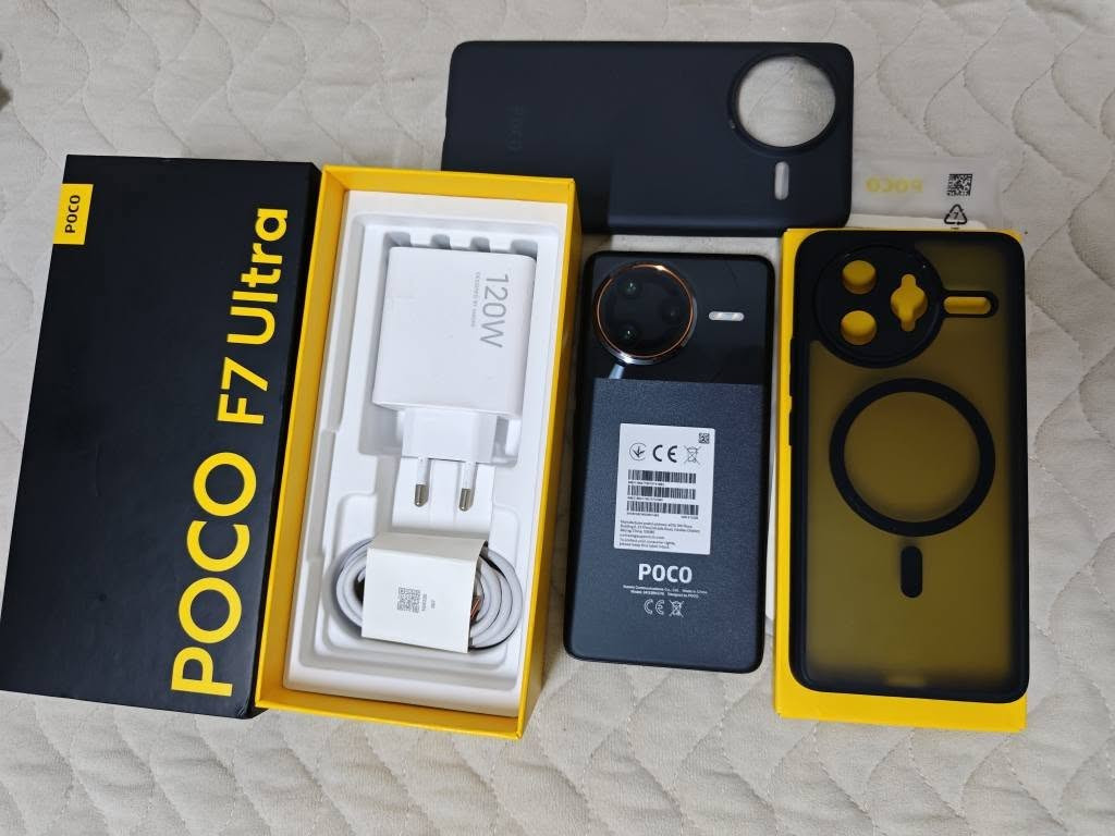 Poco F7 Ultra 

شتی دانسقە

%100خاوێن حسابکە لۆکە

نرخ: 699 هەزار قفڵ سعر سابت 
پاتری 100
٧سال ئەپدەیت  security 
💾 ڕام   16+16  
📟 زاکیرە    512گێگا                
⚙️ پرۆسیسەر    snapdragon  8 elite +gaming
chipبەڵای سەرعی      
🎮 بۆ هەموو یاریەک  120fps ئەدا بە 2k
📷 کامێرا       50mp   60x zoom  کامیرای زۆر جوان   
🔋 پاتری     5300 و   120وات
🌊 دژە ئاو   ip 68 تا قوڵی ٢ مەتر بۆ ١سەعات
📲شاشە  2k      120hz    زۆر نایاب   

Tele : *********** وەتسئەپ دخان, السليمانية
