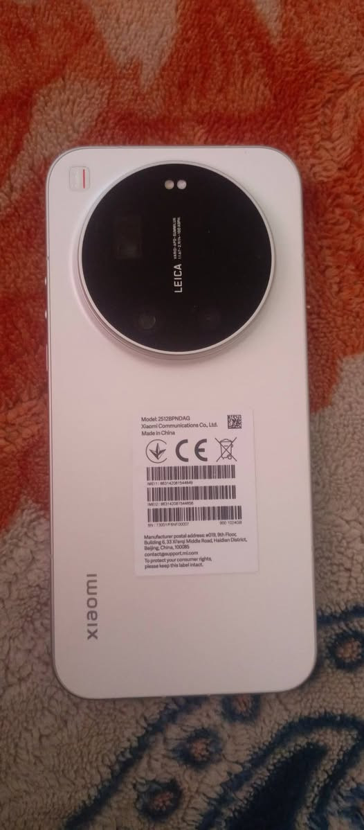📱 للبيع شاومي 17 ألترا Xiaomi 17 Ultra
🔥 جهاز جديد استعمال قليل جداً
💾 الذاكرة: 1 تيرا (1TB)
✨ الجهاز نظيف جداً وحالته ممتازة
📦 مناسب للي يريد جهاز بمواصفات عالية وذاكرة كبيرة

💰 السعر: 1,750,000 دينار عراقي
🤝 يوجد مجال بسيط للجادين فقط
⚡ مستعجل على البيع
📩 للتواصل والاستفسار مراسلة خاص.
أو على الرقم ***********
