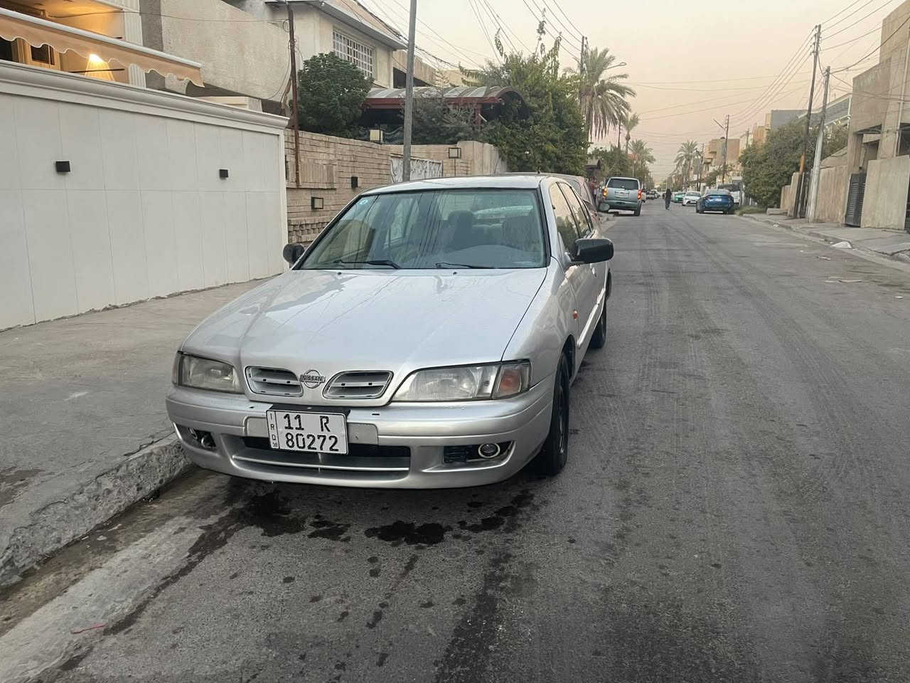 السلام عليكم
نيسان بريميرا 1998
شكل الرياضي 
محرك 2000
كير اوتو 
تبريد شغال  شرط ساعه 2 ثلج منضومه جديده مال باترول
صدر خلفي امامي جديد 
ارضية جلد
غرفه نضيفه 
كشنات دوشمه جديده 

جام 4 كهربائي 
لايت عالي ناصي 
رقم بغداد انكليزي باسمي 
سنويه لل 31
سياره تعبان عليه بمعنى الكلمه 
السعر 49
العنوان / بغداد 
***********
