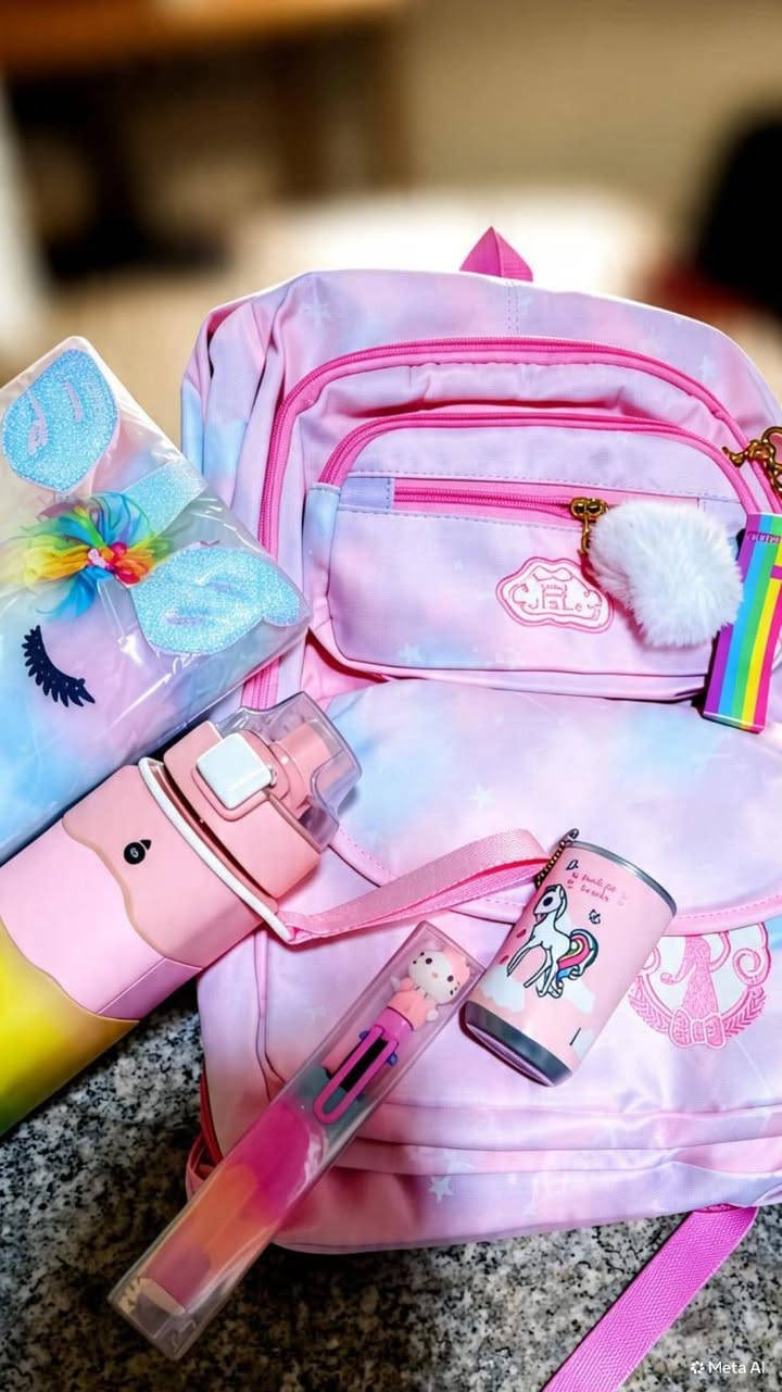 يا سلام على الجمال الوردي 😍🌈
بكج بناتي كيوت  من مكتبة الملكة 👑

الصورة تحچي وحدها! يجنن للبنوتاتحقيبة مدرسية وردي  فاتح بلمعة نجوم 🎒

للحجز: *********** 
احجز هسه 😁 متوفر توصيل

