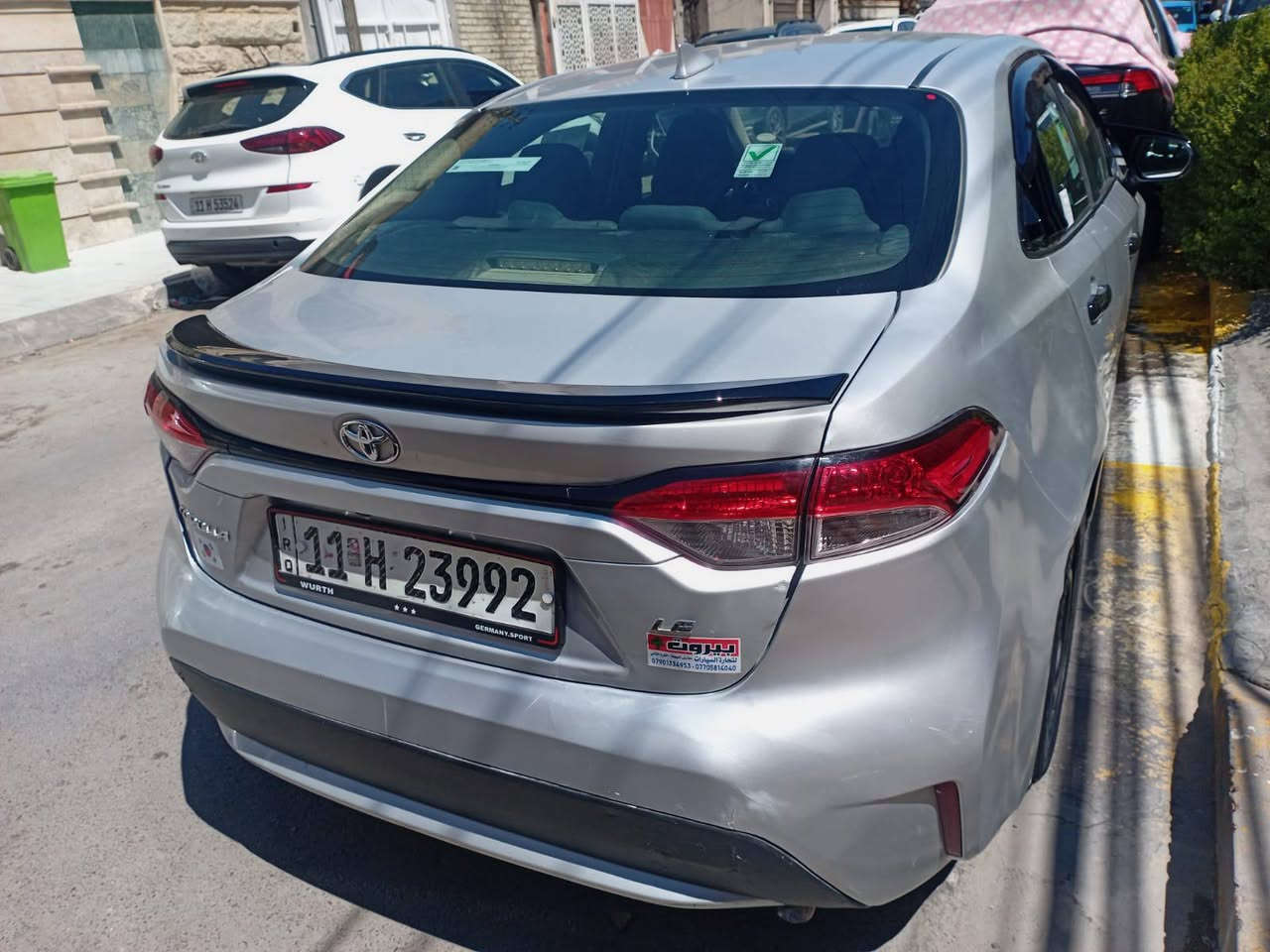 كورلا 2020
بغداد باسمي سنويه جديده هزه جديده محرك 1800 المرغوب 
المكينه والكير ما مفتوحات 
استوردتها من أمريكا على ايدي 
تخم تاير جديد 
تبريد ثلج ❄ 
حادثها موجوده الصور بدون لغد بدون شاصي بدون ايرياك 
صبغ بنيد وجاملغ وجاملغات الخلفيه الهلال مصبوغ تحويل ثاني يوم
السعر 128 
مكان السياره بغداد 
للاستفسار : ***********
