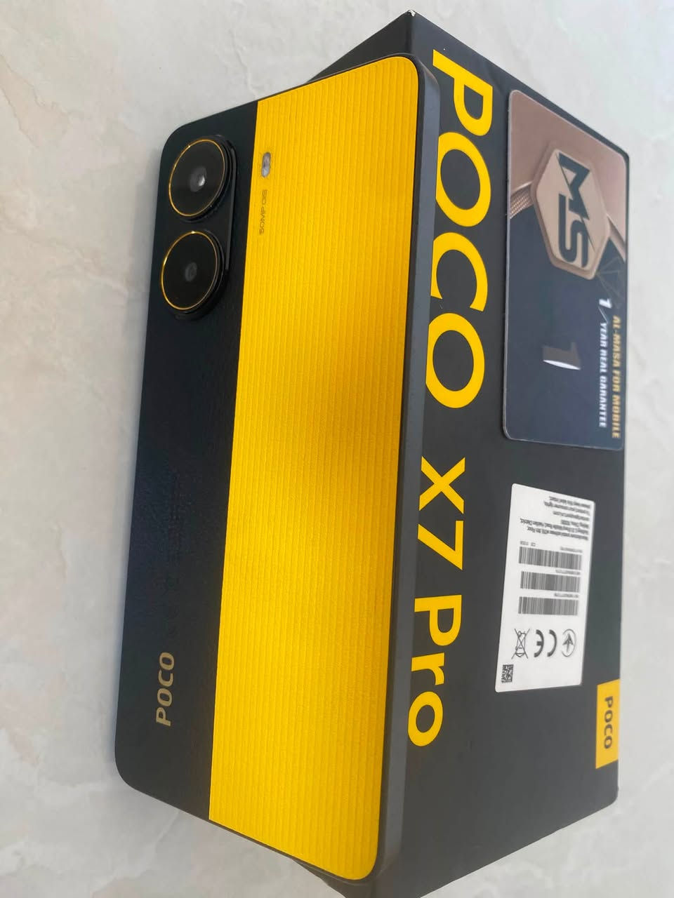 السلام عليكم من رخصت الادمن
Poco x7 pro 
للبيع بسعر 375 وبي مجال للشراي الجهاز نظيف مثل ما موضح لا داخل صيانه ولا مفتوح ملحقاته بس شاحنه اصليه 90 واط ببجي 120 فريم 
مكلف بالنشر للاستفسار الاتصال: ***********
