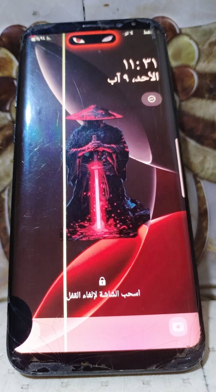 سامسونك S8بلس كله شغال ذاكرة 64بس هاي الأضرار واضحه سعر50 ***********
