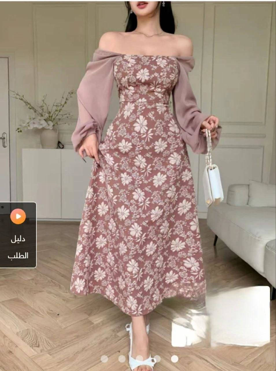 فستان خامته تجنن جاكار 
للحجز ***********
السعر ٢٥ الف 
قياس مديم m

نص مكتوب في الصور:
- دليل الطلب