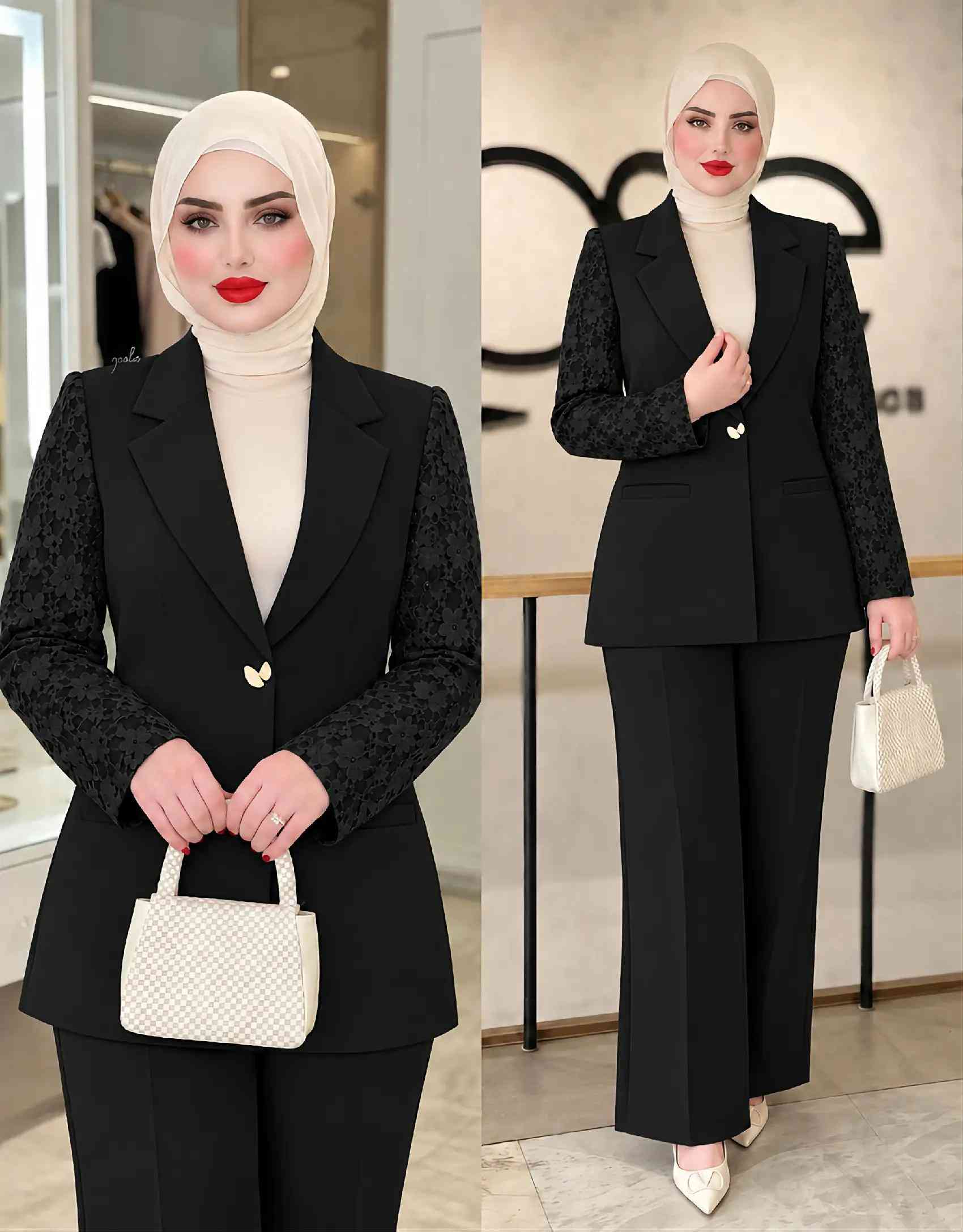 السعر 60 الف قياسات 40 42 44 46 48 50 52 54 للحجز وات ساب *********** انستقرام womens_fashioon 
