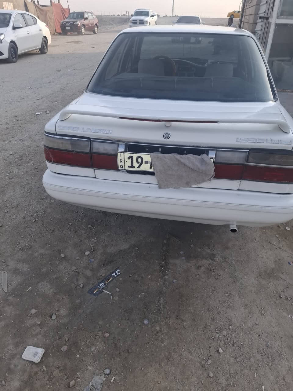 كورلا موديل ٩٠ رقم دولي باسمي مكينه ١٦٠٠ مكينه او كير حداديه تخم تاير كهربائيات كلها جاهزه سعره ٣٥. بيها مجال مكاني سوق الشيوخ ذي قار  الاتصال ***********
