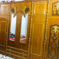 عندي غرفة اخشاب للبيع كاملة   السعر خاص   الرقم الهاتف: 07829097007 يو...