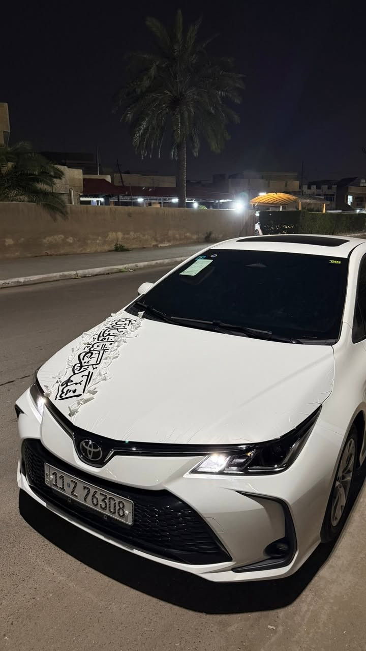 السلام عليكم 
كورولا هايبرد 2025 للبيع

المواصفات : شاشة وسطية ، ازرار ستيرن فول تحكم ، تحديد مسار ، مانع انزلاق ، مانع تصادم ، مثبت سرعة ، كراسي جلد ، فتحة بانوراما ، جام اوتو ، بصمة تشغيل وبقية المواصفات معروفة

الضرر : باب عكس السايق تبديل بلادي نفس اللون بدون صبغ
واصبع بارد بالباب الخلفي

الممشى : 20,000KM حقيقي

السعر : 15,200$ او 152 ورقة وبيها مجال 
للتفاصيل اكثر : *********** واتساب
مكاني بغداد الجديدة 
السيارة زيرو على ايدي مستلمها من معرض الجاسم
