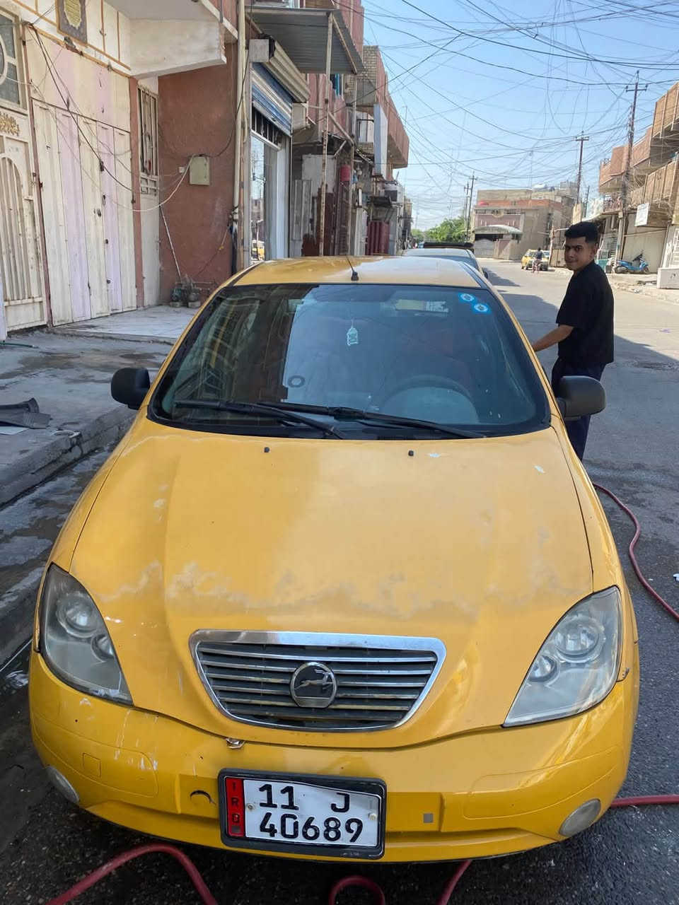طيبة للبيع موديل ٢٠١٥ مكفولة من الصبغ والحادث عدا الهلالات صبغ رقم بغداد ارقام الجديدة كير مكينة مكفولات
تبريد ثلج شاشة كبيرة السيارة برغي مابيها نقص 
السعر ٣١ ورقة 
رقم الهاتف ***********
مكانها بغداد الشعب
