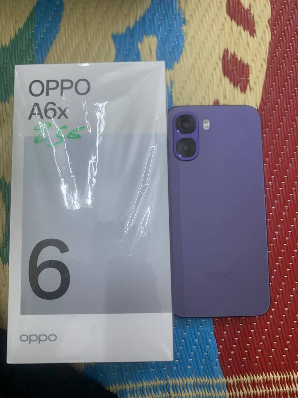 السلام عليكم للبيع oppoA6x
الجهاز جديد صالي أسبوع من اخذته 
نضيف الذاكرة 256
البطاريه 6100ملي امبير 
120هيرتز 
60فريم بو بجي 
العنوان بغداد البدايات 
275او بي مجال 
***********
***********
