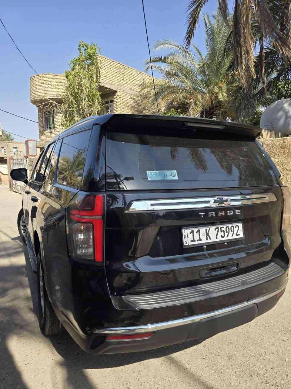 تاهو 2023 نوع LS رقم بغداد
 وكالة المنصور 
ماشية 48 الف فقط 
علامة سوداء مكفولة كفالة عامة
السعر 425 وبيها مجال جداً بسيط
***********
