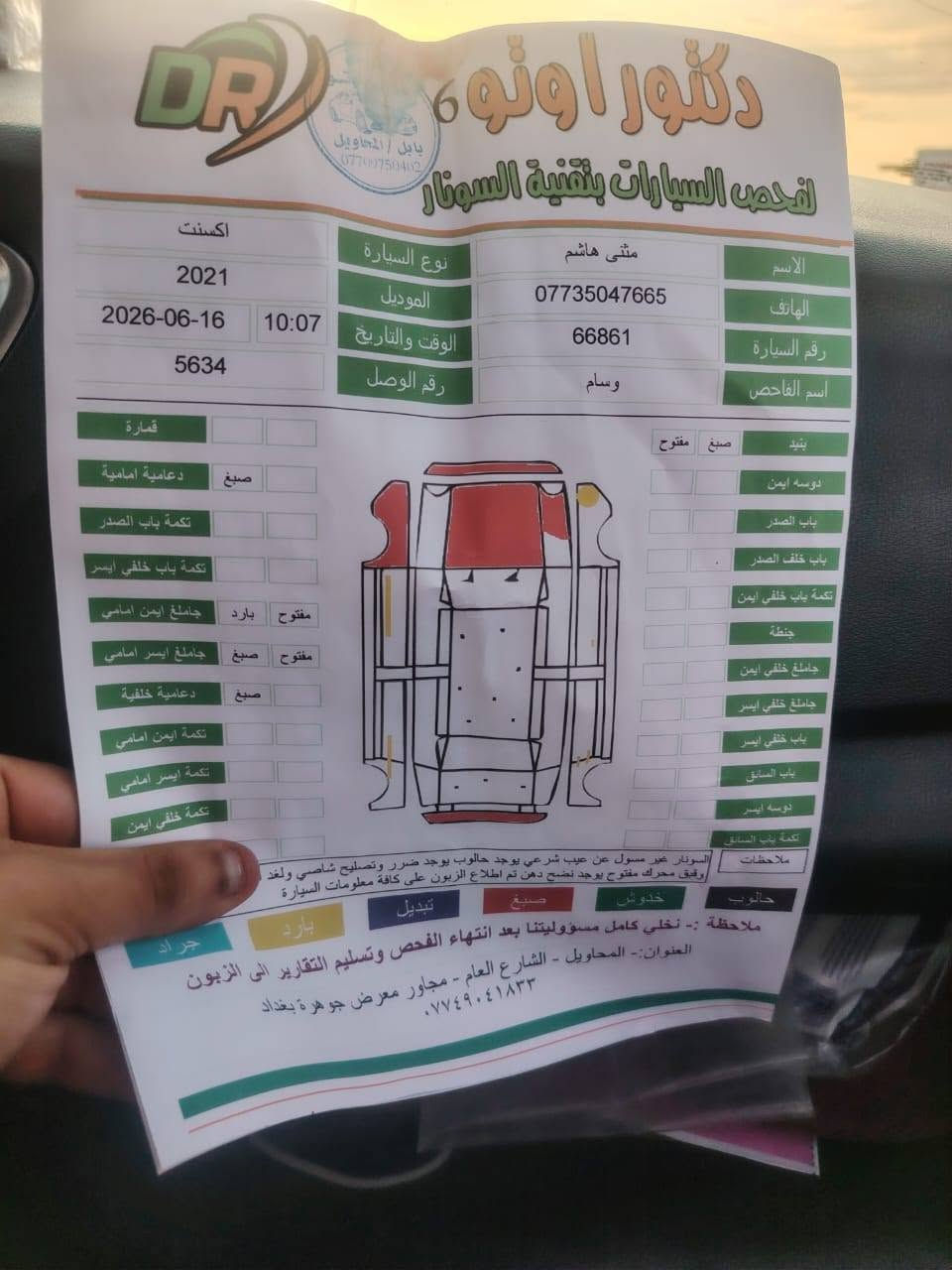 ٢٠٢١ • رقم بغداد • ماشي ١٠٧٠٠٠