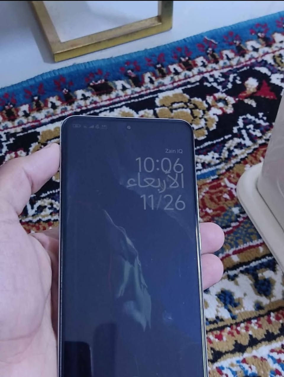 poco F5 pro ذاكرة 256
120 فريم ببجي و كل الالعاب 
رام 12+12 
معالج سناب دراكون 8gen1 +
بطارية 5160 +67 واط
 مكاني النجف النداء 
***********

نص مكتوب في الصور:
- الإعدادات الرسومات الجرافيكية الحساب عناصر التحكم الرسومات الجرافيكية مفاتيح التحكم الحساسية الالتقاط نقطة التصويب والمؤثرات الصوت ورد فعل اللمس (تخصيص: اضبط التفصيلات يدويا، لكن انتبه، فقد يؤدي تعيين قيم عالية لجميع الإعدادات إلى مشكلات في الأداء، مثل ارتفاع درجة الحرارة أو استنفاد البطارية أو بطء اللعبة) تفضيلات الرسومات رسومات أفضل معدل إطارات أفضل متوازنة تخصيص القتال ساحة الانتظار Hub المنزل معدل الإطارات: إكستريم+ الرسومات: سلاسة ساحة الانتظار معدل الإطارات: إكستريم الرسومات: ألترا إكستريم معدل الإطارات: قوية الرسومات: سلاسة Hub القتال ساحة الانتظار Hub المنزل الرسومات (تطبق على الفور، يجب ضمن جودة الإعدادات إن ارتفعت حرارة الجهاز أو أصبحت اللعبة متقطعة أو انخفض مستوى شحن البطارية بسرعة) سلاسة فائقة سلاسة متوازنة عالية الدقة HDR فائق HDR عالي معدل الإطارات (معدل الإطارات الحالي هو 120 إطارا في الثانية، فتأكد من شبة جهازك على معدل تحديث الشاشة الفائق) توفير الطاقة متوسطة مرتفعة فائقة قوية إكستريم+ ألترا إكستريم معدل الإطارات ديل مفضل لمعدل الإطارات (يجب حفصه أن ارتفعت حرارة الجهاز أو تعرضت اللعبة للتقطيع أو استنفدت البطارية بسرعة) العالي 120 ضبط ذكي ضبط يدوي (إعادة التعيين لاستعادة إعدادات الرسومات الافتراضية) إعادة ضبط الرسومات
- الإعدادات الرسومات الجرافيكية الحساب عناصر التحكم الرسومات الجرافيكية مفاتيح التحكم الحساسية الالتقاط نقطة التصويب والمؤثرات الصوت ورد فعل اللمس التخصيص: اضبط التفصيلات يدوياً. لكن انتبه، فقد يؤدي تعيين قيم عالية لجميع الإعدادات إلى مشكلات في الأداء، مثل ارتفاع درجة الحرارة أو استنفاد البطارية أو بطء اللعبة تفضيلات الرسومات رسومات أفضل متوازنة معدل إطارات أفضل تخصيص معدل الإطارات: اكستريم الرسومات: سلاسة ساحة الانتظار معدل الإطارات: اكستريم الرسومات: سلاسة Hub معدل الإطارات: قوية الرسومات: سلاسة Hub القتال ساحة الانتظار Hub المنزل الرسومات (تطبق على الفور يجب خفض جودة الإعدادات إن ارتفعت حرارة الجهاز أو أصبحت اللعبة متقطعة أو انخفض مستوى شحن البطارية بسرعة) عالية الدقة HDR HDR فائق HDR عالي سلاسة متوازنة سلاسة سلاسة فائقة معدل الإطارات (معدل الإطارات المثالي هو 90 إطاراً في الثانية، فتأكد من ضبط جهازك على معدل تحديث الشاشة التناظر) توفير الطاقة متوسطة مرتفعة فائقة قوية إكستريم+ إعدادات الرسومات المتقدمة الرسومات التكيفية: تعطيل إعدادات توفير الطاقة: تفعيل تنعيم الحواف: تعطيل إعادة التعيين لاستعادة إعدادات الرسومات الافتراضية إعادة ضبط الرسومات