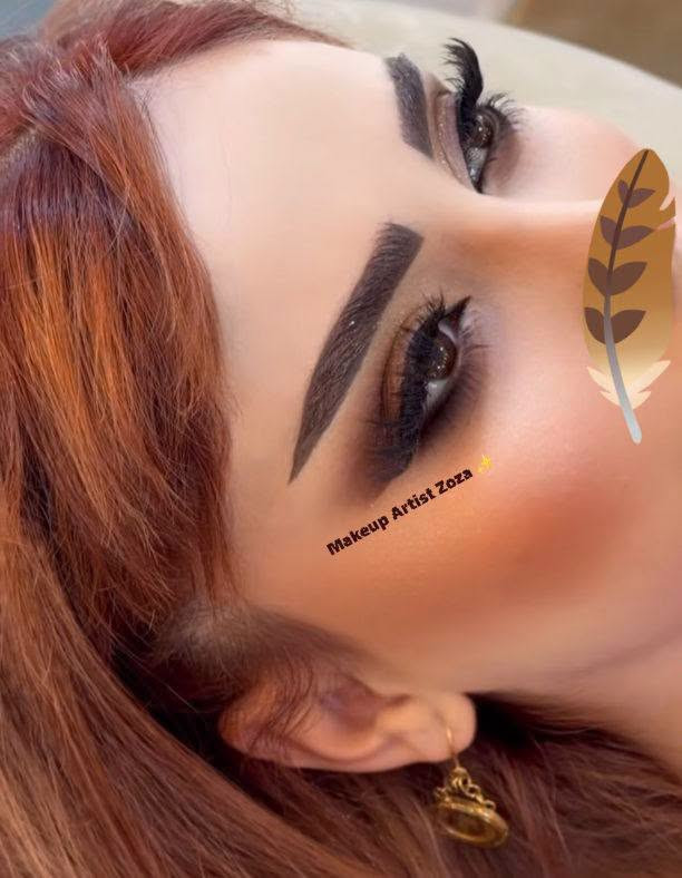 مكياج عروس • عرض عرائس • شامل رموش وعدسات
