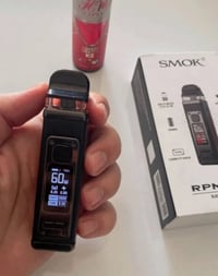 الجهاز مستعمل لمدة يومين فقط  - 60 واط - بطارية 1650  - عداد سحبات  - ...
