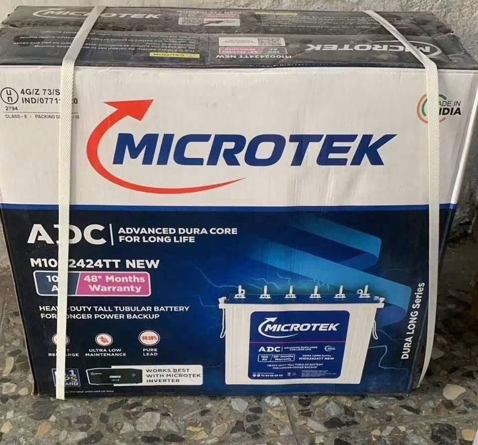 🔋الحل الامثل للطاقة هوا بطاريات مايكروتك Microtek  تيوبلر  بوصل ضمان حقيقي 🔋

🔹 220Ah — 

🔹 250Ah — 

‼️بطارية ممتازه لان :-
☑️تشغيل وقت اطول بنفس الاداء 

☑️قدره على الشحن والتفريغ بشكل مثالي 

☑️ ممتازة  للإنفرترات، UPS، ومنظومات الطاقة الشمسية

⚙️استخدامات ل :- 
✔️ منظومات الطاقة الشمسية
✔️ الاستخدام المنزلي 
✔️ المشاريع
✔️منظومات الابراج 

🚗متوفر توصيل بغداد وجميع محافظات العراق 

☎️‏‭***********‬
