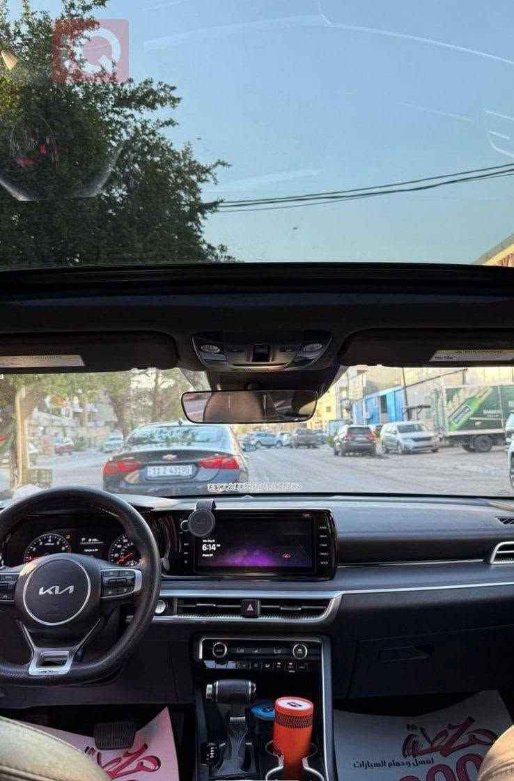 كيا فايف - KIA K5
موديل 2023
ماشية 70 الف
حادث / ضرر قليل بالجاملغ وصبغ 
بدون اير باك 
گئر ومحرك وحجر بيئه ورادار كلها سليمة شركة ✅

موصفات فول 1/1👇
بانوراما
بصمة ابواب
بصمة تشغيل 
كشن جلد وكهربائي
موبايل شحن
اوتو هولد
بريك بصمة
تشغيل عن بعد
رادار امامي  جانبي 
تحديد مسار قيادة آليه 
مانع انزلاق
انضمة قيادة 4 
شاشة مع كامرا خلفي 
ويل كب كروم
فول تحكمات
 استيرن جهتين
السعر 175 وبيها مجال ***********

نص مكتوب في الصور:
- iQ