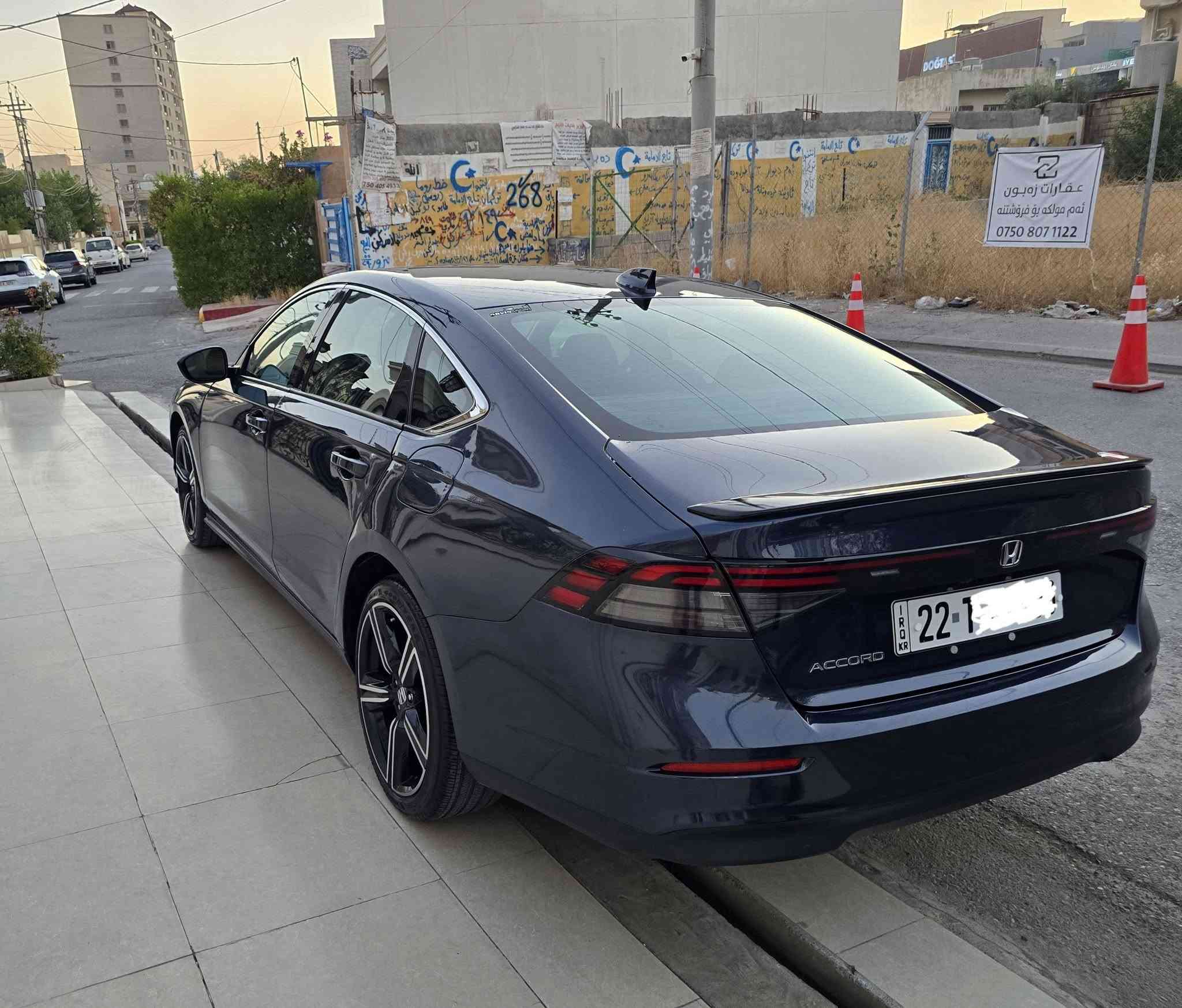هوندا اكورد EX موديل 2023
السيارة ماشيه 22 الف مايل فقط ومرقمه اربيل.

• مكينة 15T بنزين 

•فتحه سلايد 
• رادار امامي
• تصحيح مسار
• مثبت سرعة
• دخول ذكي 
• هندبريك كهرباء
• عداد ديجيتال
• نظام اوتو لايت Auto

السياره وارد امريكي حادثها خفيف جدا الجملغ الخلفي مصبوغ فقط وشبر بيها تكحيل من الباب الخلفي وهذا رقم الشاصي : 

 
1HGCY1F34PA038267

السعر 160 ورقة او بيها مجال بسيط.

مكان السيارة محافظة اربيل ورقم اربيل للتواصل :

***********
