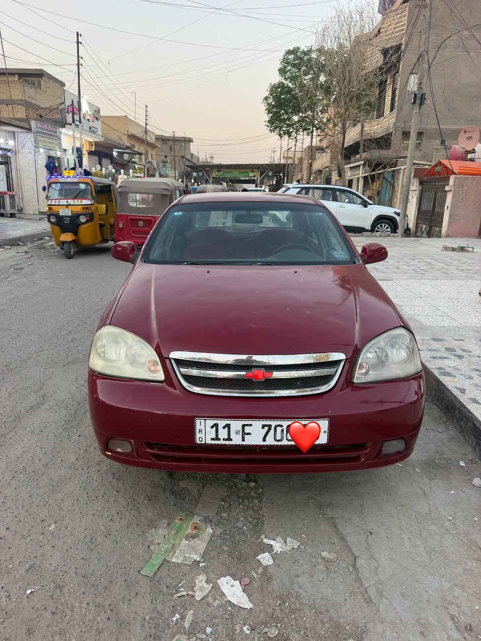 سلام عليكم شوفرليت اوبترا 2005 صبغ عام فقط تبريد كله شغال سيارة جاهزا تبديل جاملغ امامي جهة السايق رقم بغداد الجديد تحويل ثاني يوم السعر45  وبيها مجال بسيط مكانها بغداد العبيدي مكلف بل نشر اني للاستفسار الاتصال ***********
