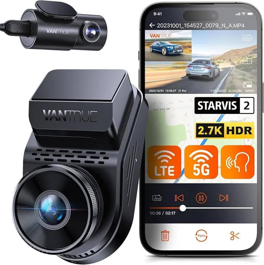داش كام • Vantrue S1 Pro • ٢.٧K HDR
