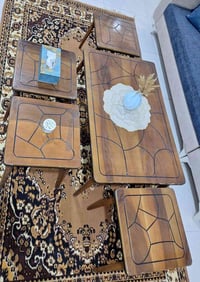طبلات • ٥ قطع • خشبي ملكي