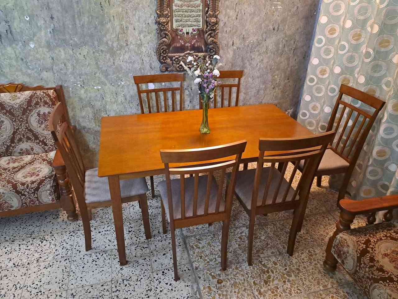ميز خشب زان ماليزي اخو الجديد ٦ كراسي (هوم سنتر)
***********
