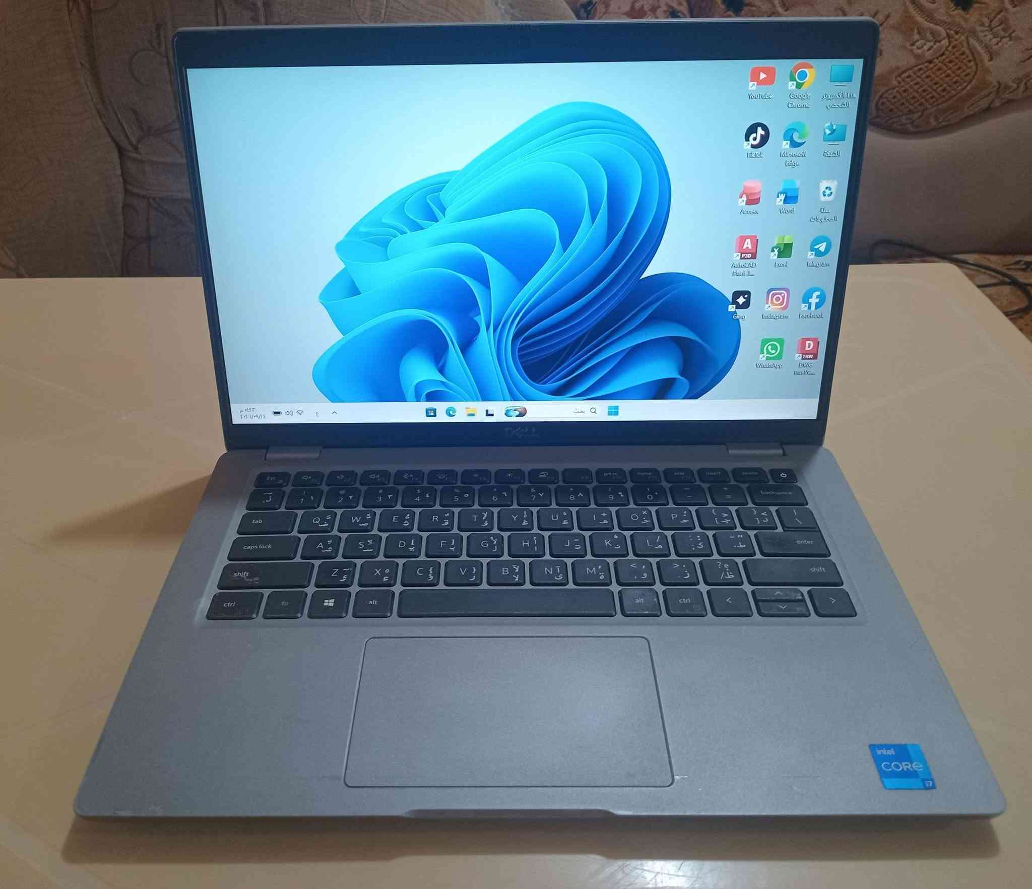 السلام عليكم ورحمة الله وبركاته #لابتوب_Dell5420_للبيع
هذا احسن خيار لكل طالب هندسة والمهندسين عملي خفيف 
وبنفس الوقت أداء قوي برامج الهندسية والمونتاج و الألعاب 
و التصميم برنامج اوتوكاد 2027 مثبت على الجهاز 
Dell 5420
كوراي 7 جيل 11 نوع المعالج G7
رام 16 قابل للتطوير إلى 64
هارد 512 SSD نوع M.2
كرت شاشه داخلي 8
حجم الشاشه 14.1 دقة الشاشة 1920/1080
كيبورد ضوئي ويندوز 11 برو 
بطاريه 3 ساعات تقريبا 
شحن تايب سي
الملحقات 
شاحن اصلي تايب سي 
جنطة 
ضمان اسبوع من اي خلل 
السعر 475 الف وبي مجال شي قليل 
التوصيل خاص او على الرقم 
***********

نص مكتوب في الصور:
- مدير المهام الأداء وحدة المعالجة المركزية 3,05 غيغاهرتز %27,7 الذاكرة 4,6/15,6 غيغابايت (%29) القرص 0: (C:) SSD (SATA) 41% Wi-Fi Wi-Fi تم إرسال: 0 • تم تلقي: 16,0... GPU 0 Intel(R) Iris(R) Xe Grap... %0 تشغيل مهمة جديدة 16,0 غيغابايت 15,6 غيغابايت الذاكرة استخدام الذاكرة 60 ثانية تركيب الذاكرة قيد الاستخدام (مضغوط) 4,5 غيغابايت (31.8 ميغابايت) 11,0 غيغابايت متوفر تم تعيين 4,6/16,6 غيغابايت مخزن مؤقتًا 1,7 غيغابايت تصفح مرحل 4,6 ميغابايت تصفح غير مرحل 382 ميغابايت السرعة: ٣٢٠٠ MT/s الفتحات المستخدمة: ١ من ٢ عامل التصميم: SODIMM الذاكرة المحجوزة للأجهزة: ٤٤٠ ميغابايت ٠١:٢٤ م ٢٠٢٦/٠٩/٢٤ بحث
- Ninx M.2 SSD 512G