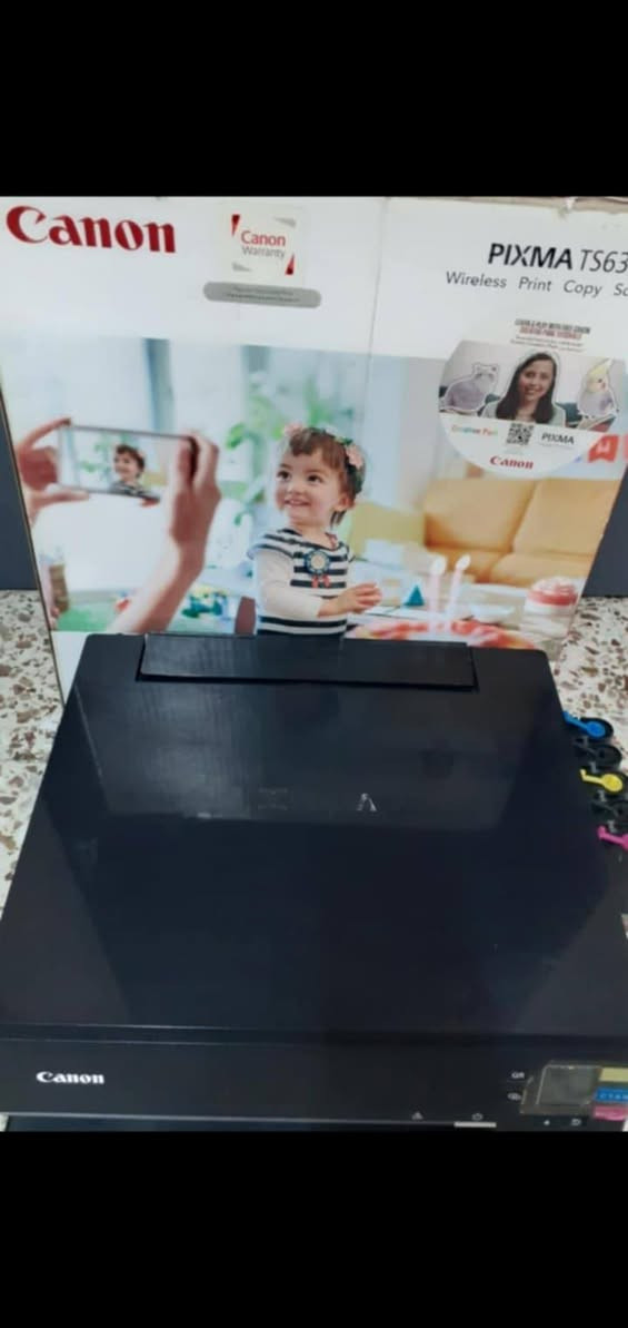 طابعة كانون • ملون • وجه وظهر
