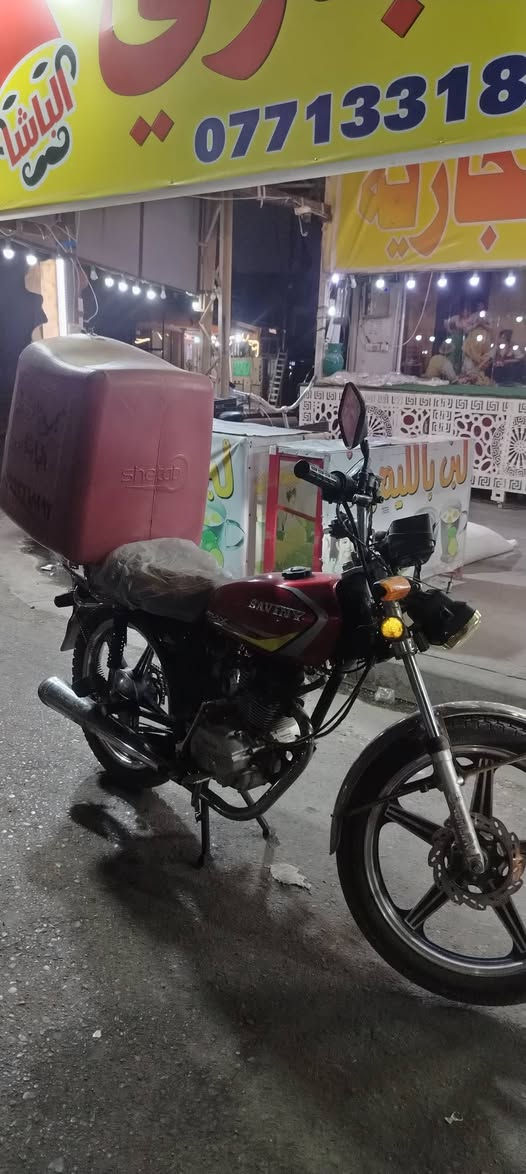 دراجه ٥ كير للبيع محرك قبل يومين جفته تجفيت عام
سعرها ٤٠٠ الف *********** مكاني جسر ديالى الساهرون
