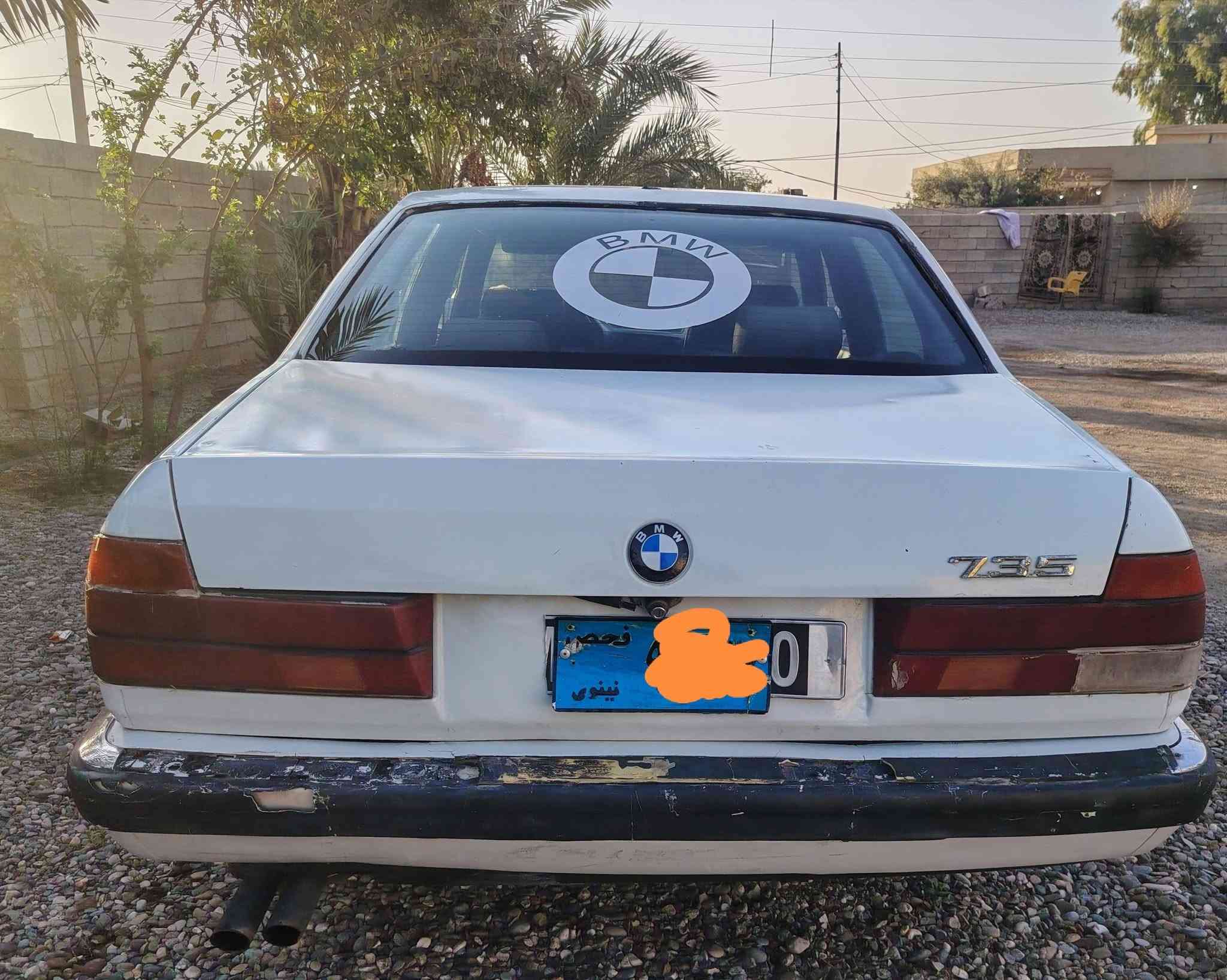 بيئم ٧٣٥  موديل ٩١فحص نينوى كير عادي مكينة فل كير مكينة شرط صدر امامي خلفي جديد كهربائيات شغالة كلها أرضية جلد فتحة سقف السيارة جاهزة وما بيها نقص كلشي مكانها صلاح الدين العلم بيع او مراوس 
*********** 
***********
