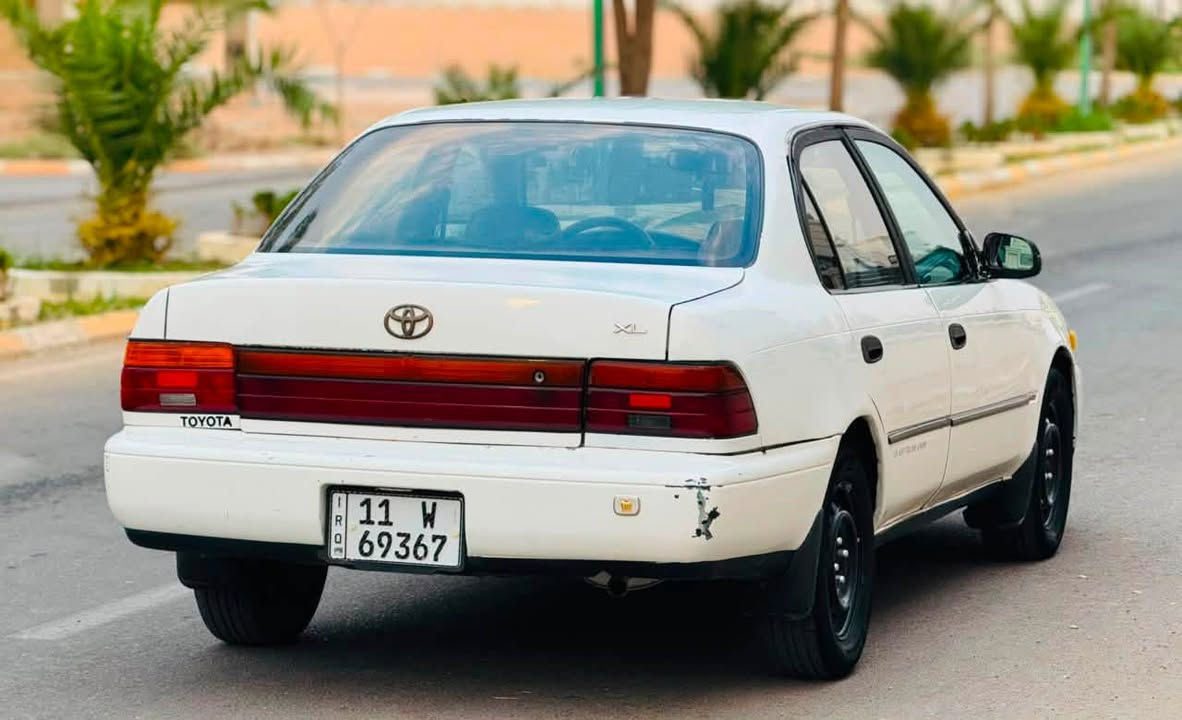 للبيع.. تويوتا كورولا يسرى بلاد موديل 1995 🚗✨
سياره خير من الله نظيفه مثل ما موضح بالصوره تايرات جديده محرك حاويه جديد مشط استيرن جديد والمكينه لا صرف لا بخار رقم انكليزي جديد سنويه ب اسمي تحويل مباشر نقصهه تبريد فقط وكمبريسره جاهز العنوان ديالى — خانقين *********** 
ملاحضه : رجاء الموشراي لايخابر فدوه والسعر 52$
