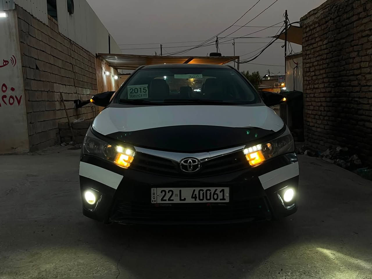للبيع او المراوس حسب القناعة
تويوتا كورلا خليجي
موديل 2015 
السعر 115بيها مجال 
 رقم أربيل دولي تحويل مباشر 
محرك 2000 خليجي المرغوب
  كير أوتوماتيك مكفولات 
حدادية جديد 
منضومه تبريد جديده ثلج ❄️ 
مواصفات السياره بصمه تشغيل 
بصمه أبواب
 حساسات خلفيه تحكم ستيرن ويل كب كروم 
داخل لونين وجلد
 مري شفط
بيها 3 قطع صبغ  السونار موجود 
مكان السياره :سامراء
الاتصال على الرقم ‭ ‭ ‭‬ ‭***********‬
