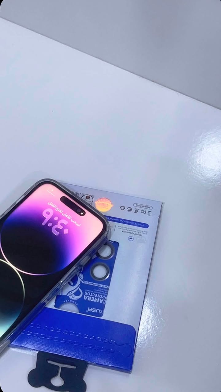 ايفون 14 برو ماكس الون ال مرغوب الجهاز نضافته 100/100✅بطاريه 77 بيلادي ✅ابد مايصرف شحن ✅256كيكه✅سعره 565 الجهاز مستبدل شاشه✅ شرط فول✅ مكانى كركوك ***********
