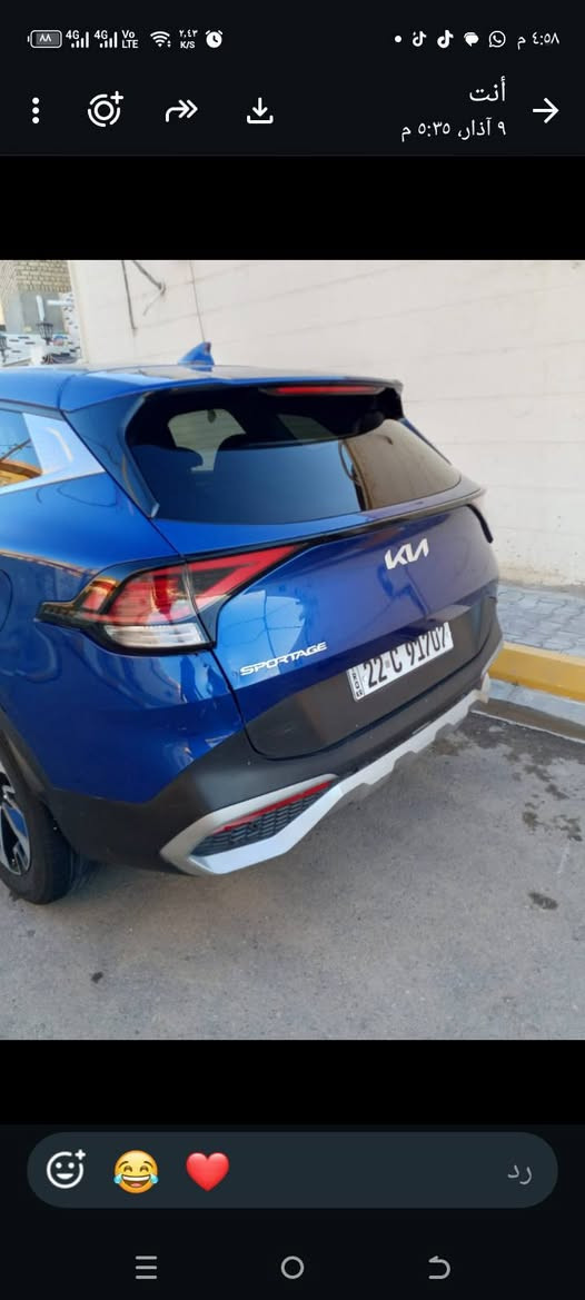 السلام عليكم سبورتج 2023 لون ازرك حادثه جاملغ وبنيد فول موصفات عدى البنوراما رقم اربيل بسمي تحويل مباشر 175 وبيه مجال الاستفسار ***********
