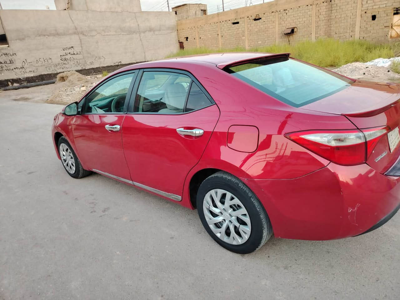 كورلا 2014 رقم بغداد بسمي سنويه لغاية 28 شرط التحويل محرك 1800 مكينه وكير كفاله صدر امامي خلفي جديد تخم تاير تبريد تدفئه كله شغال سياره جاهزه وكبل للشارع بدون اي نقص مال جناي وعلى ايد وحده ما متعوبه جديده بمعنى الكلمه واحله من الصور بيها جاملغ وباب رش اثر شخوط بدون دواخل السعر 105$ وبيها مجال للطيبين عنوان سياره ديالى تقاطع القدس ***********
