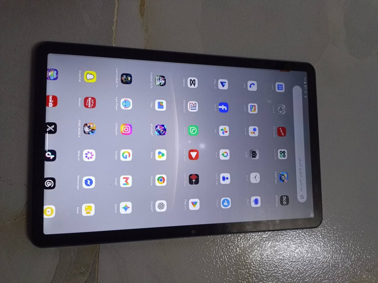 السلام عليكم

ايباد ultra s9  
فول مواصفات 
ذاكرة 256.   
ذاكرة عشوائية 8+8 RAM
بي اربع سماعات صوته DG
يدعم شريحتين سيم كارت   SIM1+SIM2
جهاز نظيف مستخدم اقل الشهر بعدة جديد
السعر: 275.000 وبي مجال بسيط 
اذا عندك جهاز نظيف مراوس هم نتراهم

للتواصل: ***********
