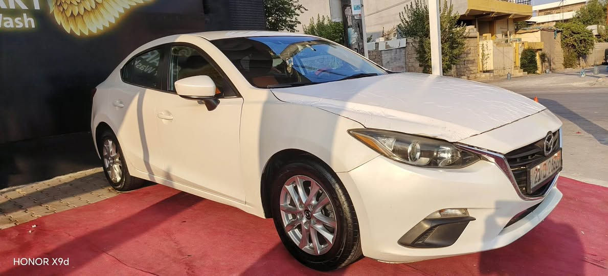 Mazda3 
مازدای سێ مۆدێل 2016 ئەمریکی 
مەکینە 20 گەورە 
شاشەو کامێرا 
سوکان ڤۆلێۆم تەعدیل سورعە 

***********

گیر ئۆتۆماتیک 
چورا جام کارەبا  
تەبرید ساردو گەرم 
دو پارچە بۆیاخ 
بۆنید و چەمەلەغی پێشەوە سەکن 
رەقەم و سەنەوی تا 2030 تازەیە 
بەناوخۆمانەوەیە  گێرو مەکینە و تەحویل و غەرامە بەشەرت 
سەیارە مەزبوتە هیچ مەسرەفی نیە. سعری 100$  یەک دەفتەرو مەعامەلە 

*********** السليمانية, العراق
