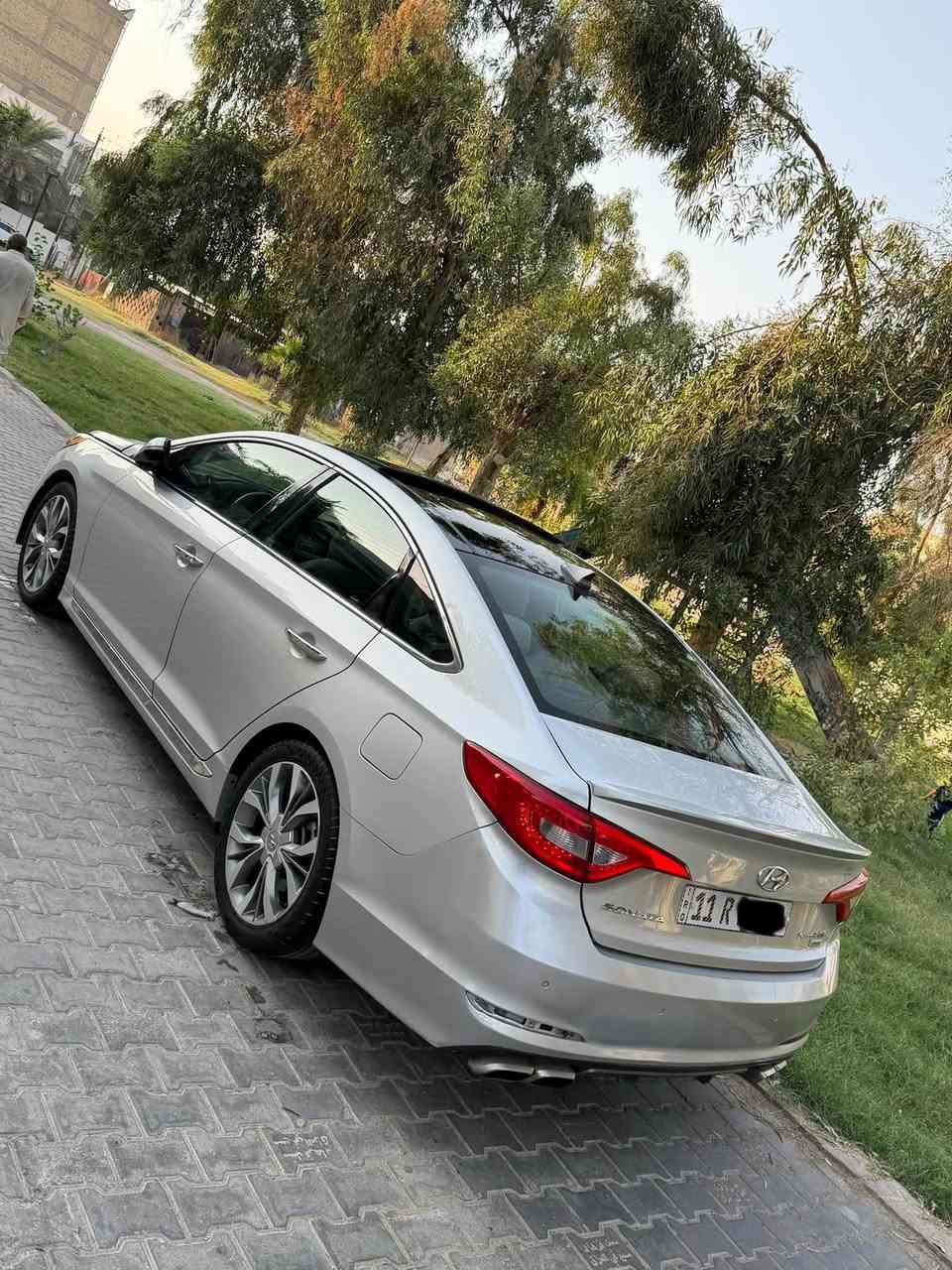 سوناته مديل2015 جاملغ وبنيد وبابين تبديل نفس الون بدون داخل السياره سبورت و فولللل مواصفات للاخيررر   رقمه بغداد انكليزي 

مواصفات السياره  

بصمه تشغيل+بصمه ابواب  

بنرامه 

شاشه +كامره خلفيه

رادار جانبي  

سستم سماعات + دفدي خلفي 

حساسات امامي وخلفي 

سايد بريك دكمه 

ثلاث انضمه قياده 

ويلكب نجمه حجم18

اربع صلانصات

كشنات جلد +حزن ميموري  +كشنات كهرباء

كيجات رياضي وستيرن رياضي 

مكاني كربلاء السعر اتصل ع رقم  الستفسار/***********
